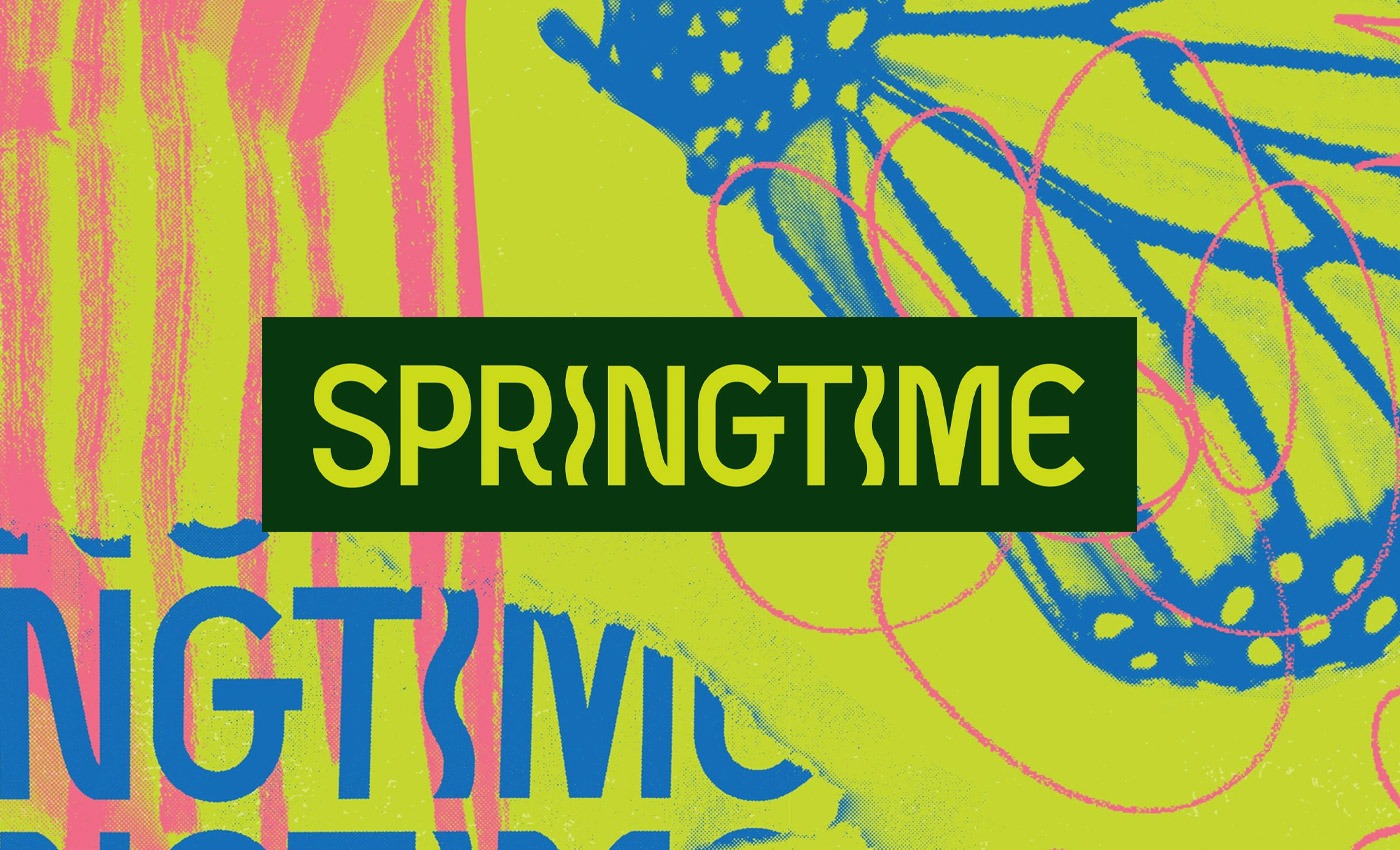 Springtime Logo ontop of graphical elements for SpringTime Festival Gold Coast 2-4 September 2022